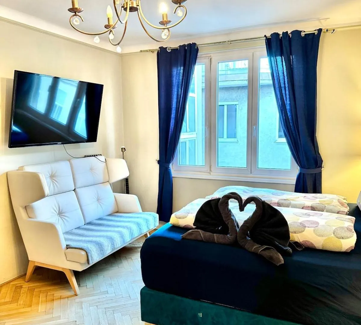 Central View Vienna 92 Sq M 3 Bd Apartment Ausztria