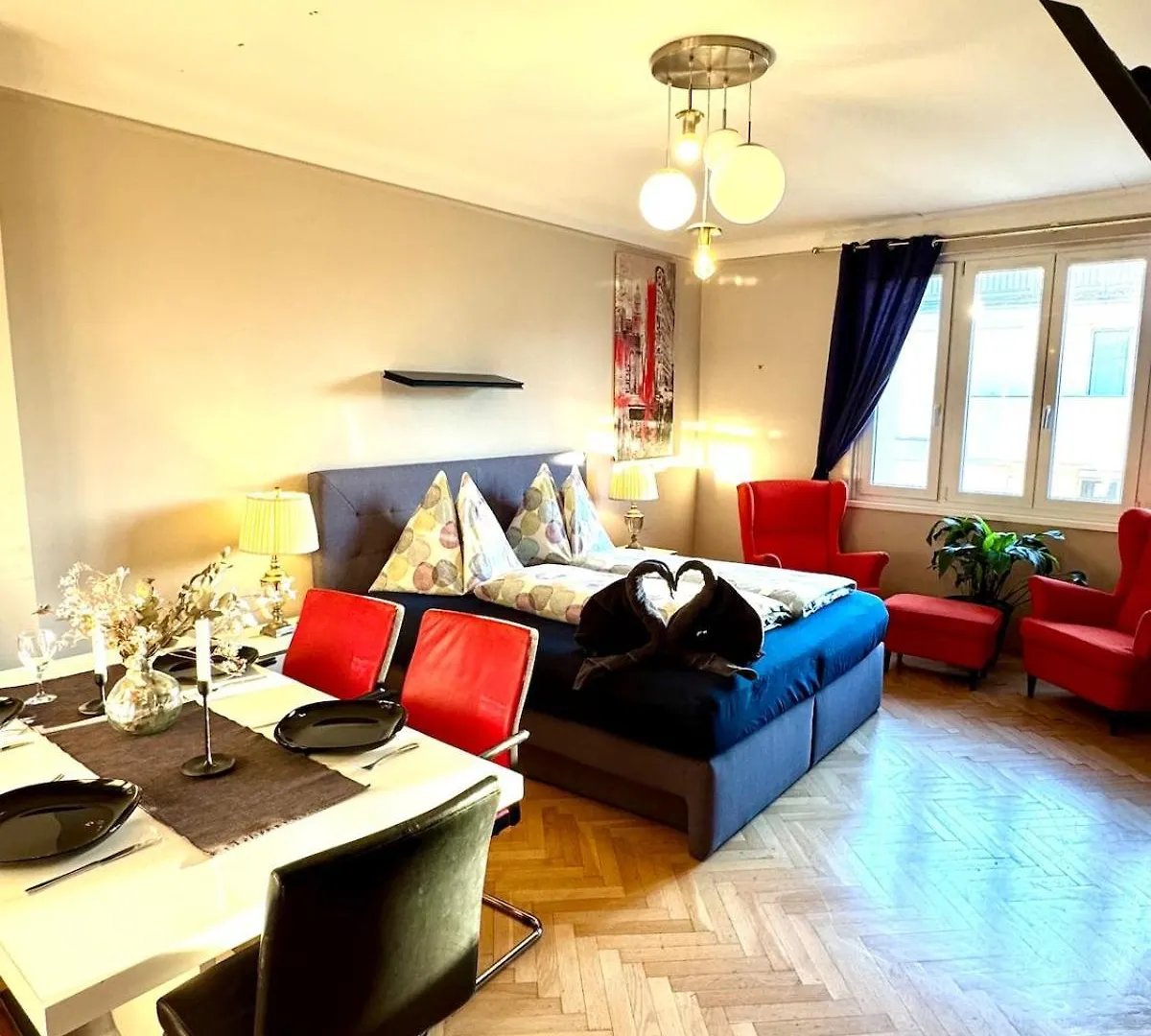 Central View Vienna 92 Sq M 3 Bd Apartment